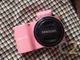 (USED)Samsung NX1000 +(20-50mm) 無反相機 wifi 自拍美顏 旅行 Camera 90% NEW (粉色/白色) - C2 Computer
